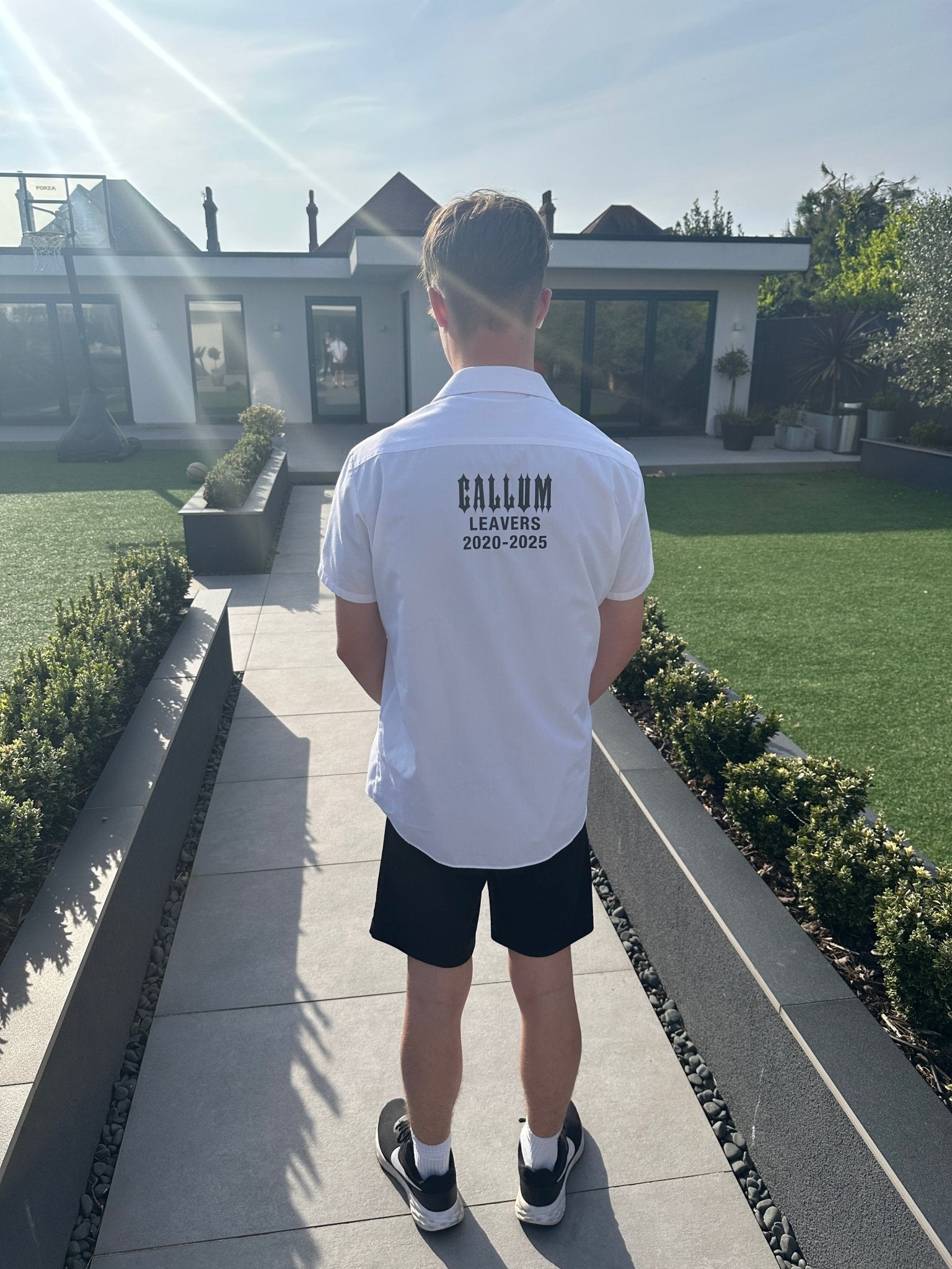 Personalised Gothic Style Leavers Shirt - Ink Stitch Press