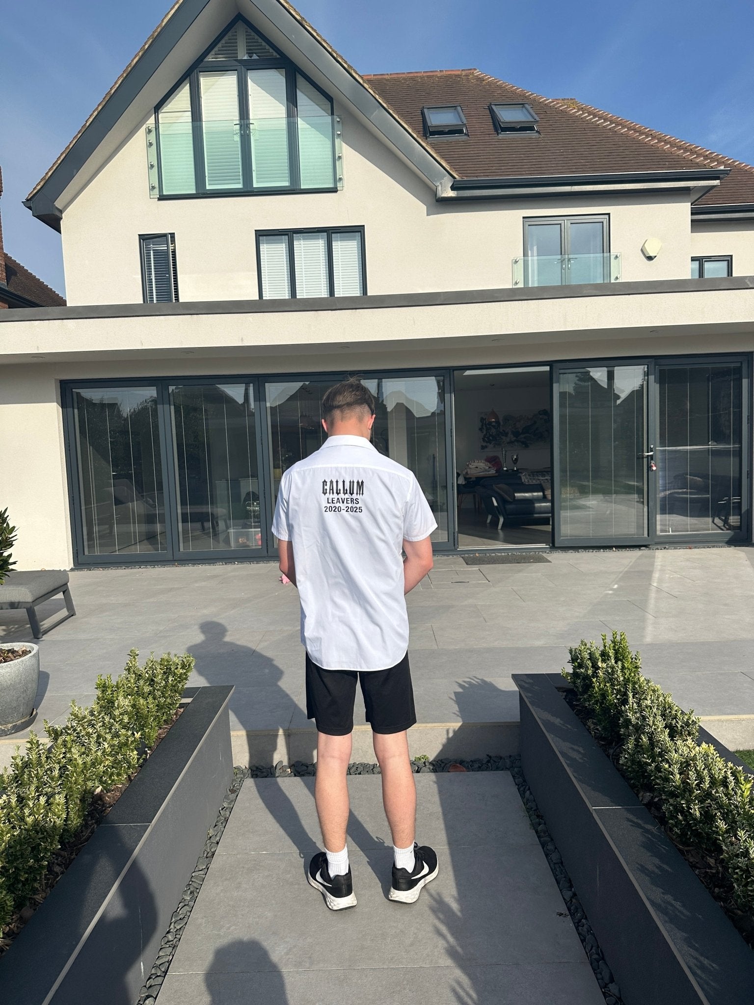 Personalised Gothic Style Leavers Shirt - Ink Stitch Press