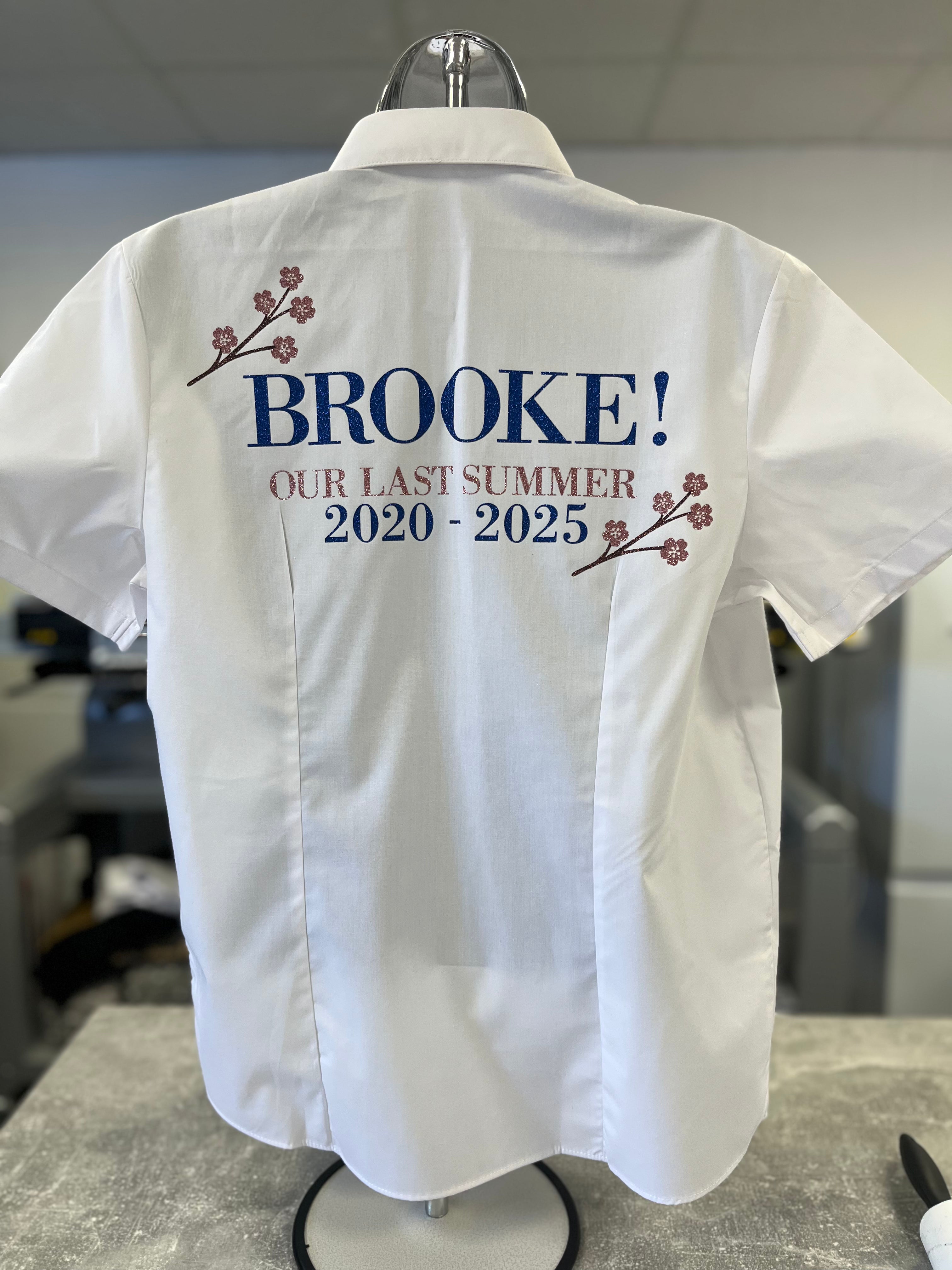 Personalised Mamma Mia Inspired School Leavers Shirt - Ink Stitch Press