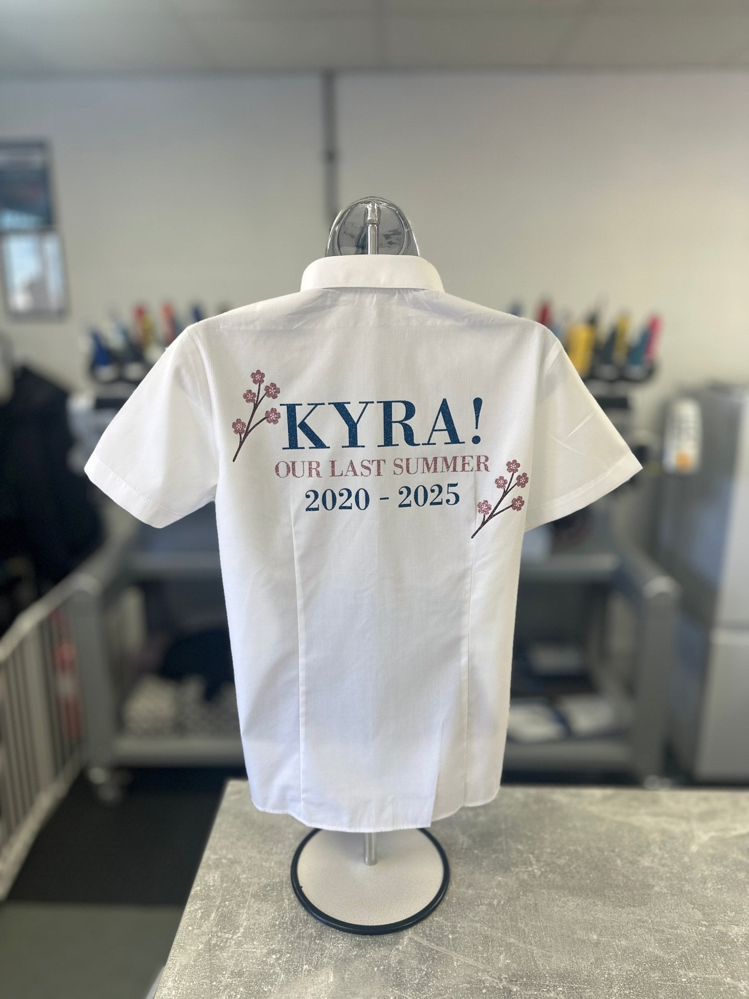 Personalised Mamma Mia Inspired School Leavers Shirt - Ink Stitch Press