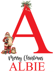 Personalised Santa Sack - Ink Stitch Press