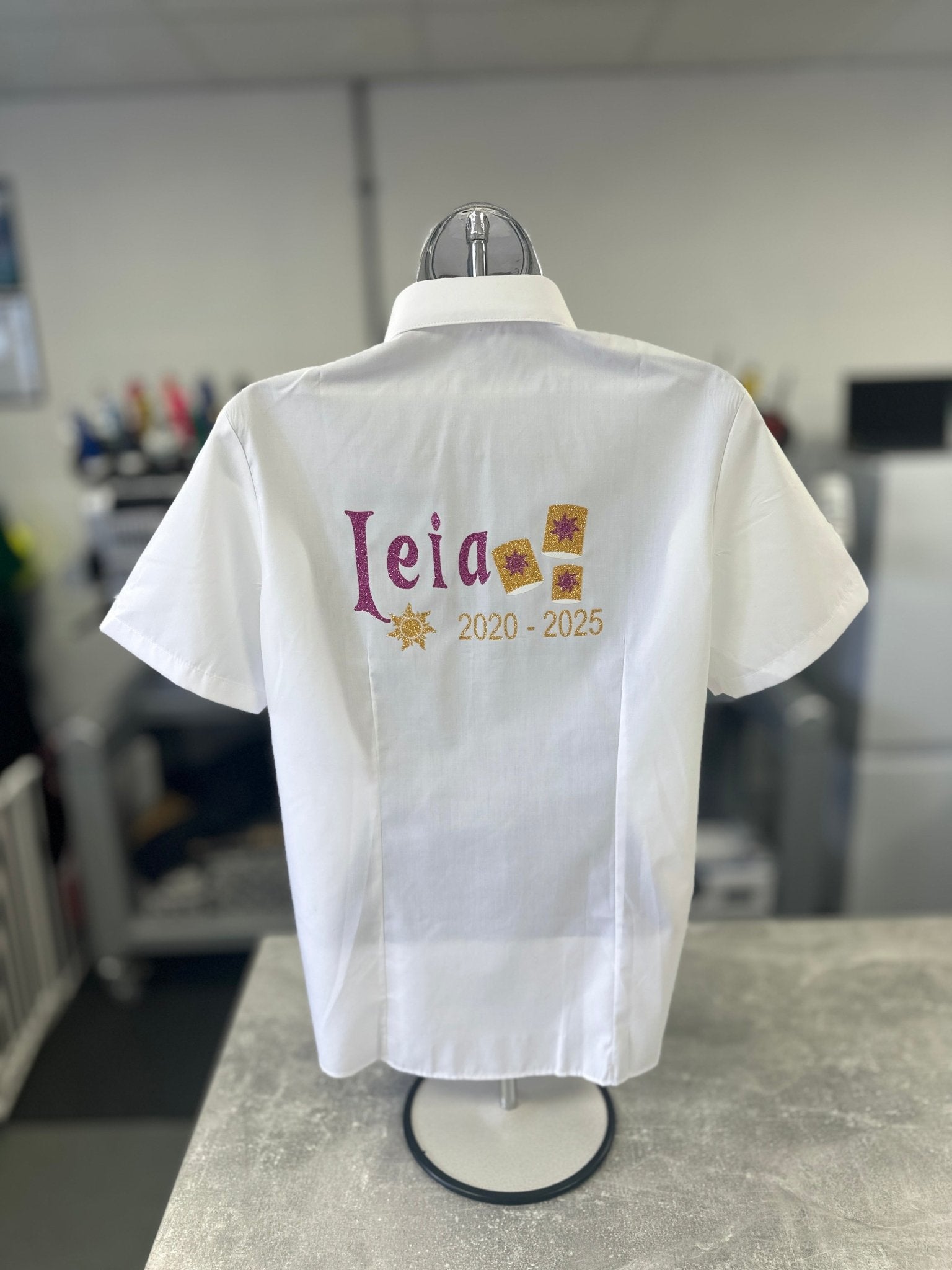 Personalised Tangled Inspired School Leavers Shirt - Ink Stitch Press