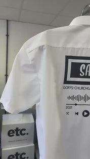 Personalised Spotify Inspired School Leavers Shirt - Ink Stitch Press