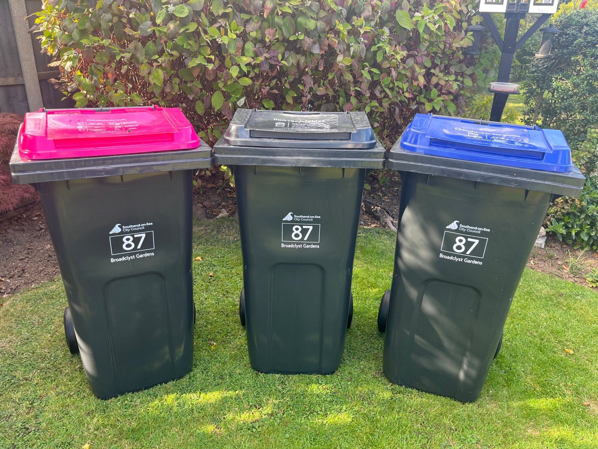 Personalised Outdoor Bin Identity Labels - Ink Stitch Press