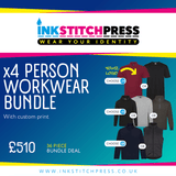 4 Person Workwear Bundle - Printed