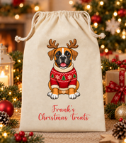 Personalised Dog Christmas Sack