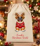 Personalised Dog Christmas Sack