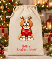 Personalised Dog Christmas Sack
