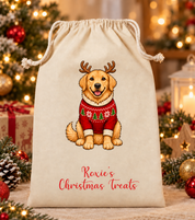 Personalised Dog Christmas Sack