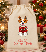 Personalised Dog Christmas Sack
