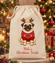 Personalised Dog Christmas Sack