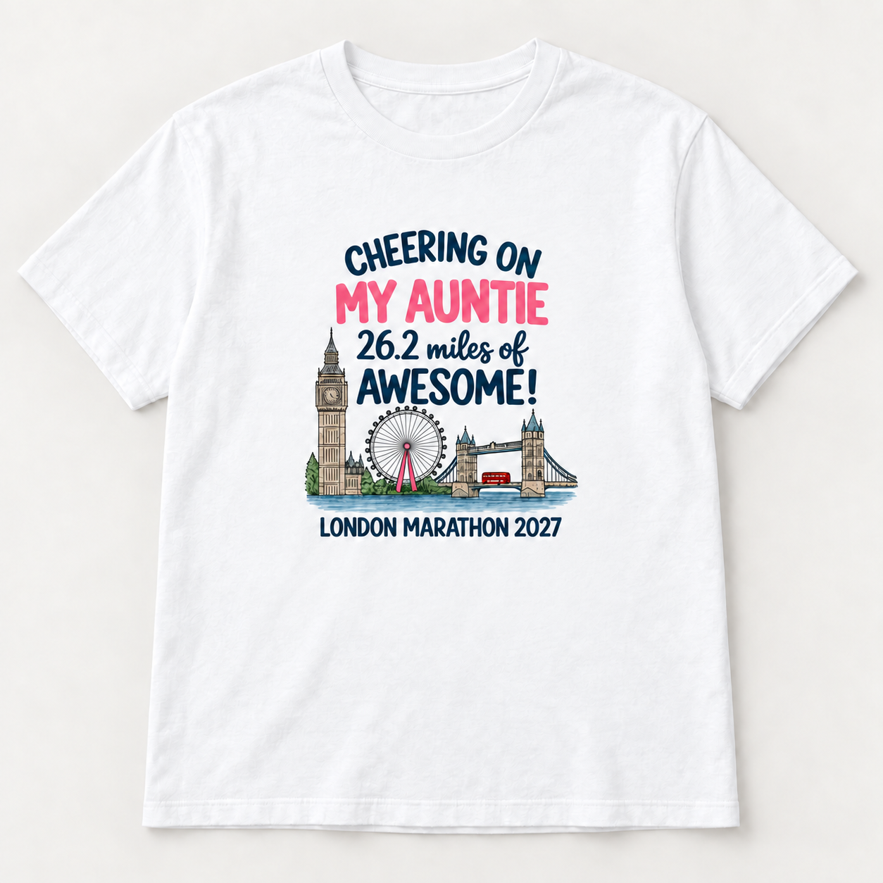 Personalised London Marathon Supporter T-Shirt