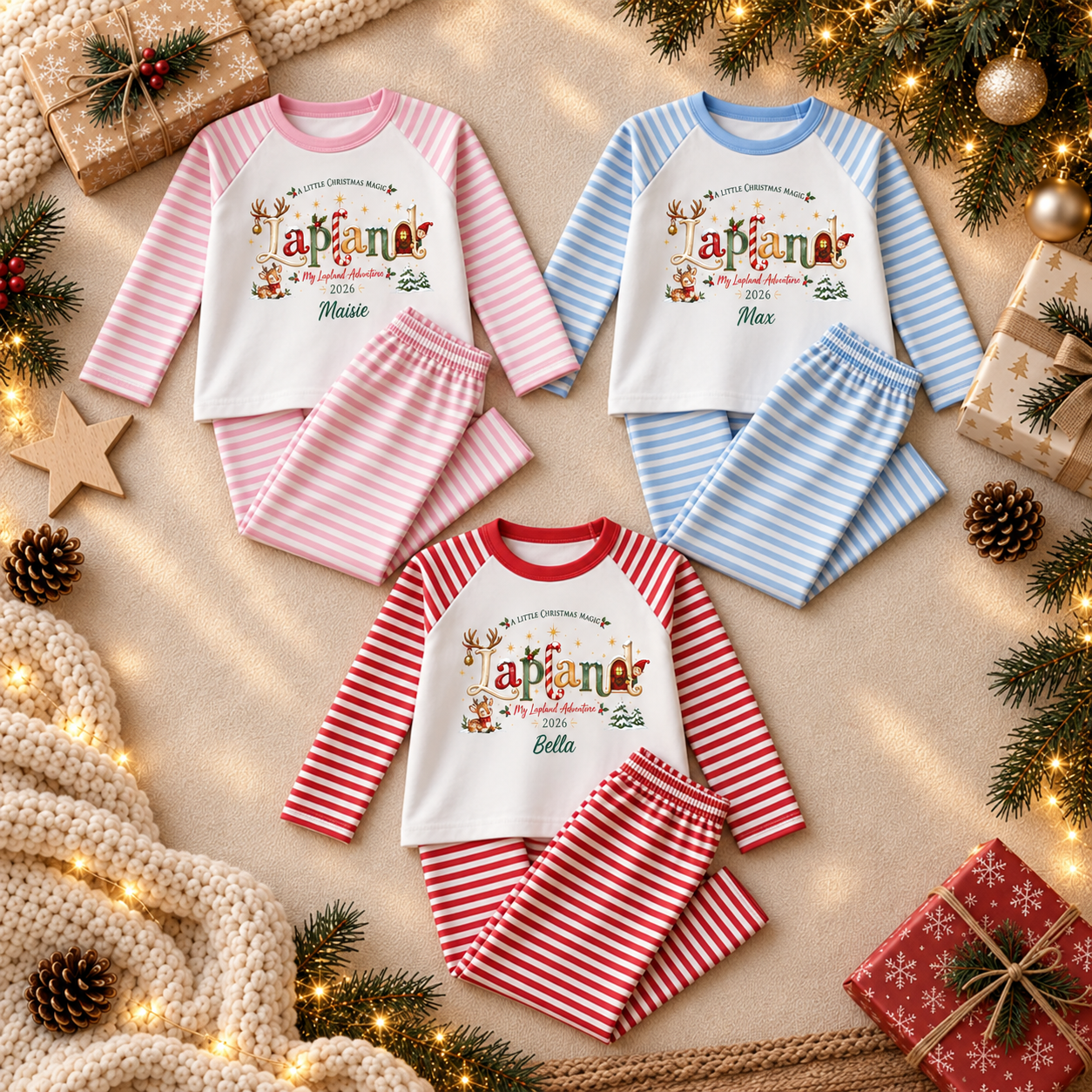 Personalised Lapland Pyjamas