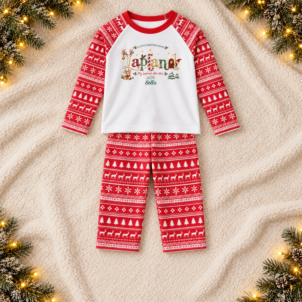 Personalised Lapland Pyjamas