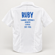 Blue Personalised School Leavers Shirt