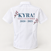 Mamma Mia Inspired Personalised School Leavers Shirt