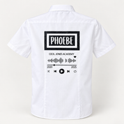 Spotify Inspired Personalised School Leavers Shirt
