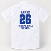 Football Shirt Inspired Leavers Shirt