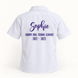 Purple Personalised School Leavers Shirt
