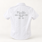 Silver Personalised School Leavers Shirt