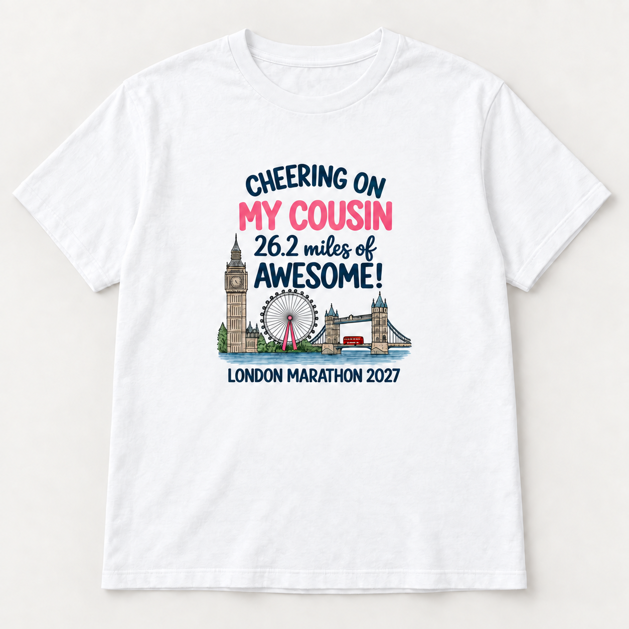 Personalised London Marathon Supporter T-Shirt