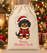 Personalised Dog Christmas Sack