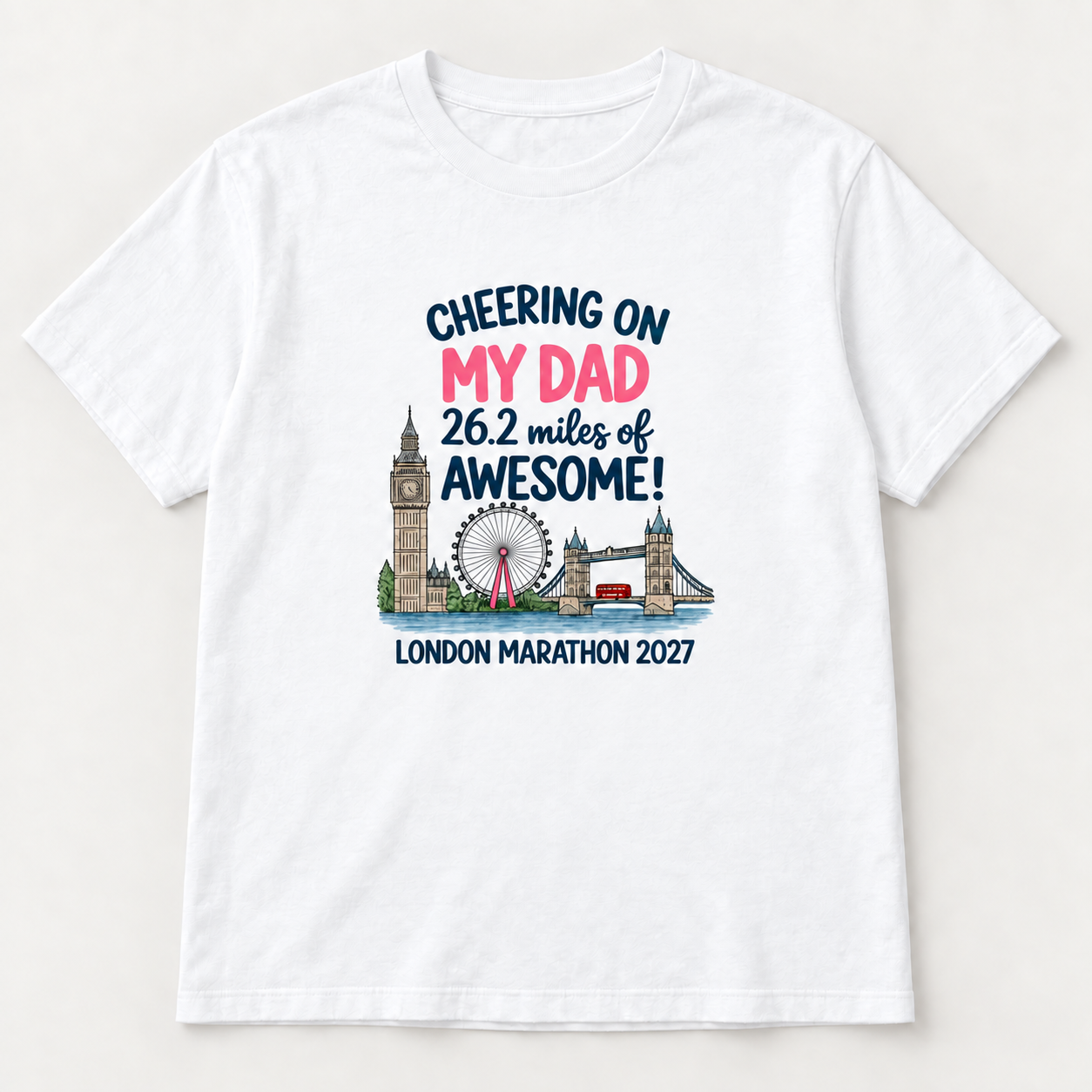 Personalised London Marathon Supporter T-Shirt