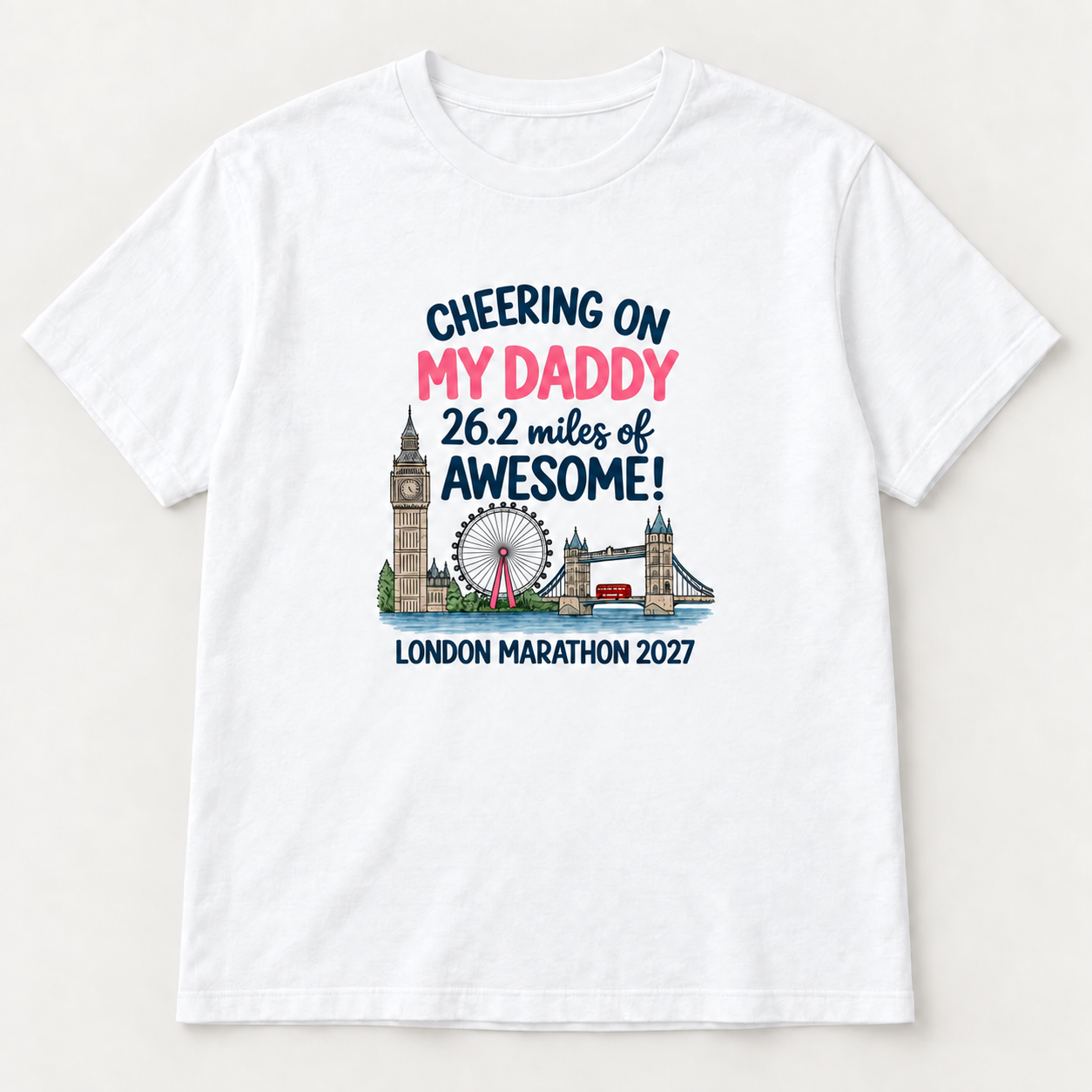 Personalised London Marathon Supporter T-Shirt