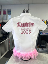 Barbie Inspired Personalised School Leavers Shirt
