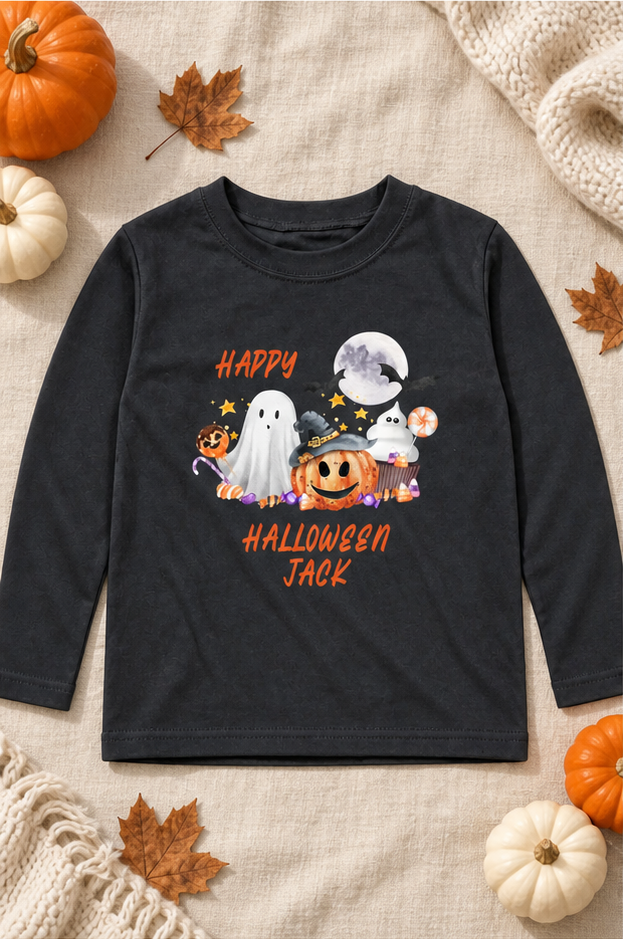 Personalised Happy Halloween Kids’ T-Shirt