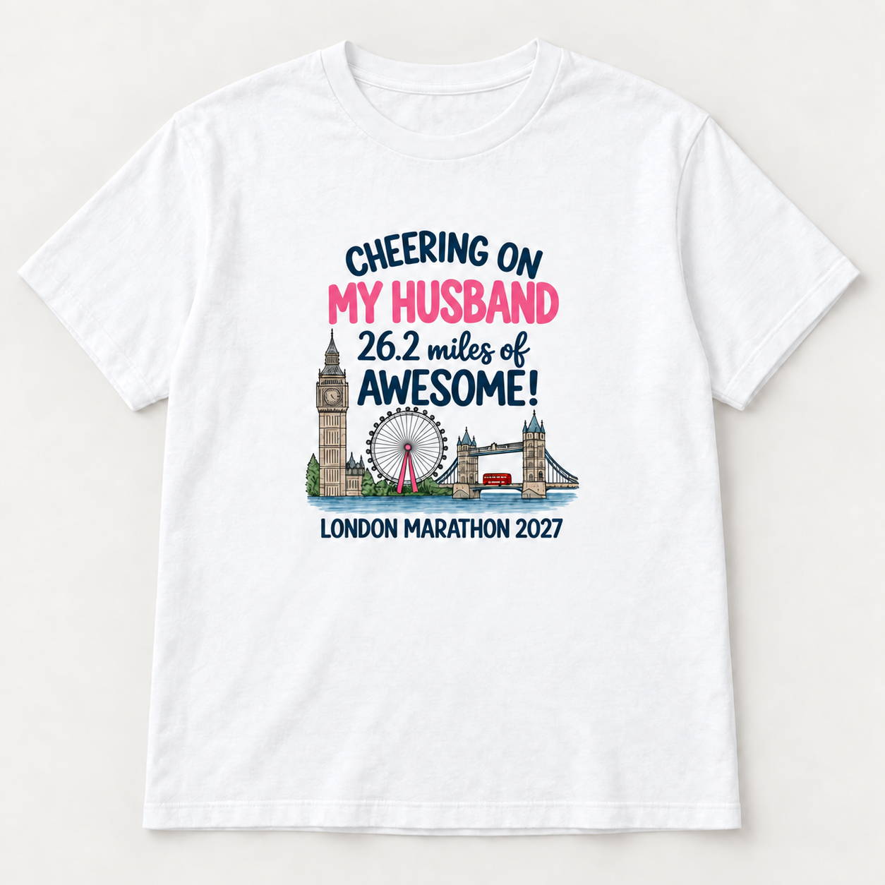 Personalised London Marathon Supporter T-Shirt