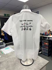 Friends Inspired Personalised School Leavers Shirt