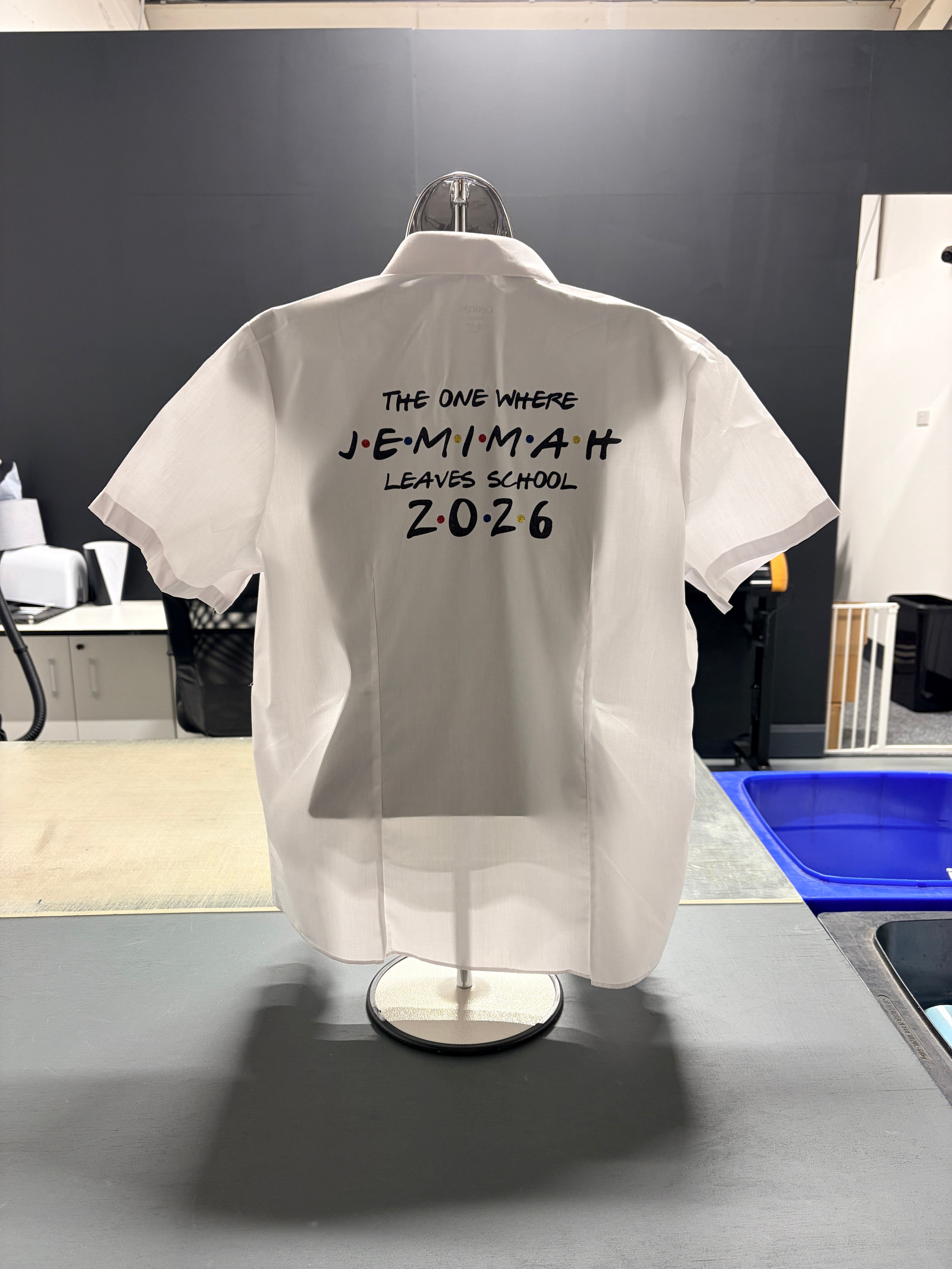 Friends Inspired Personalised School Leavers Shirt