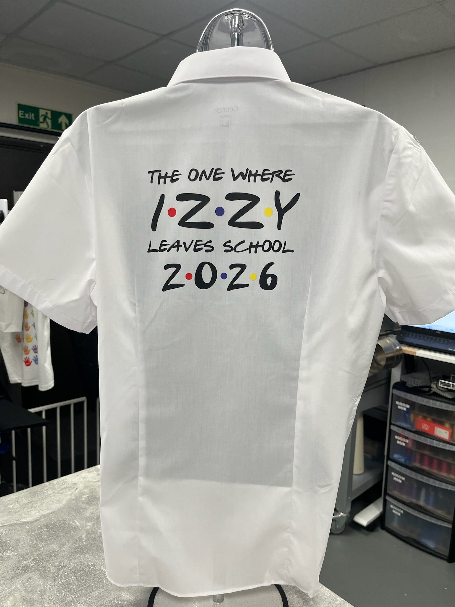 Friends Inspired Personalised School Leavers Shirt