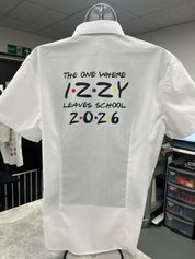 Friends Inspired Personalised School Leavers Shirt