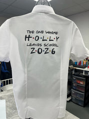 Friends Inspired Personalised School Leavers Shirt