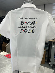 Friends Inspired Personalised School Leavers Shirt
