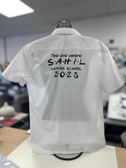 Friends Inspired Personalised School Leavers Shirt