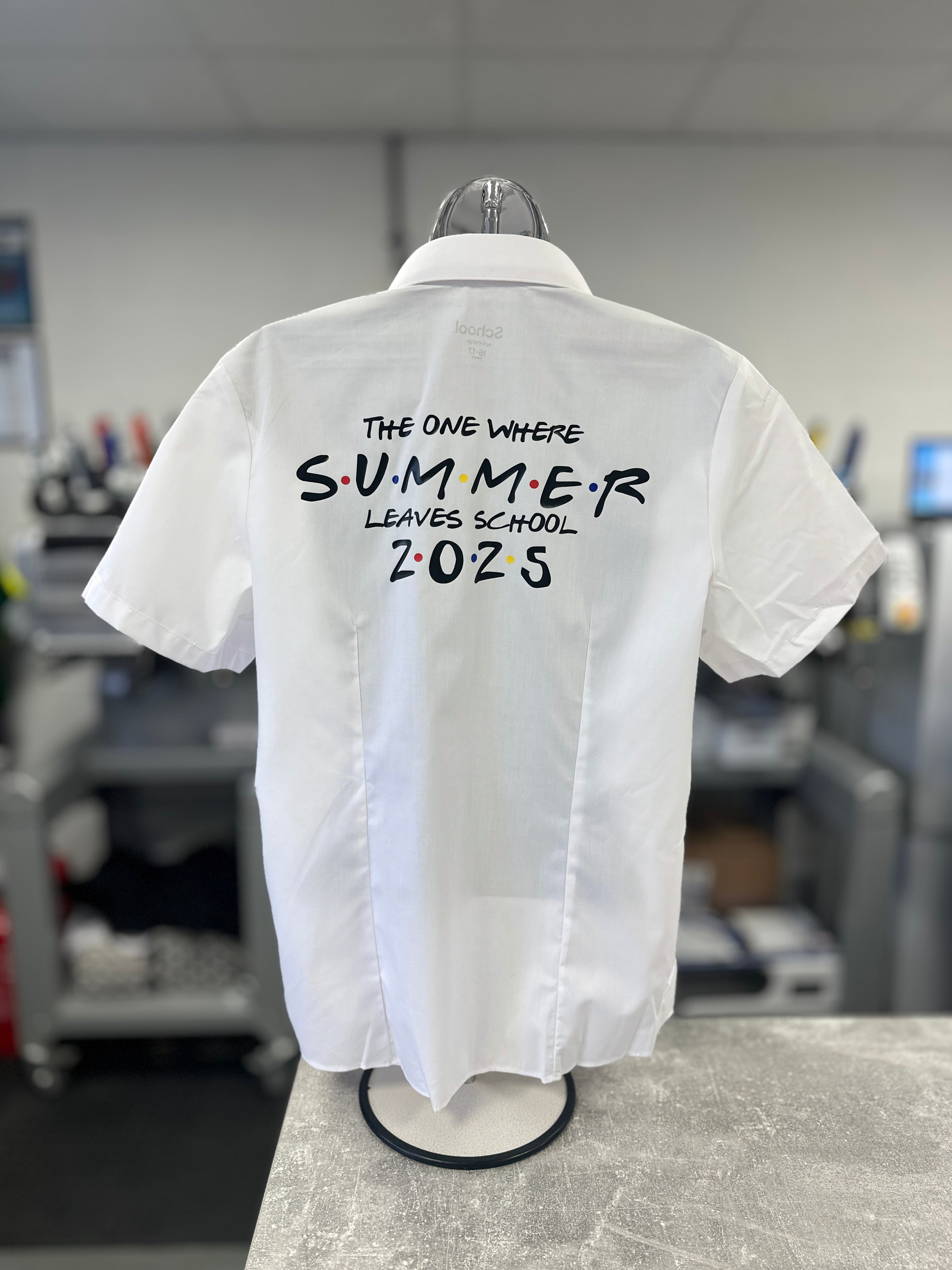 Friends Inspired Personalised School Leavers Shirt