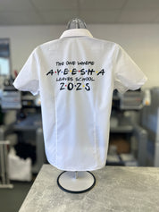 Friends Inspired Personalised School Leavers Shirt