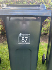 Personalised Outdoor Bin Identity Labels - Set of 3 - Southend-on-Sea