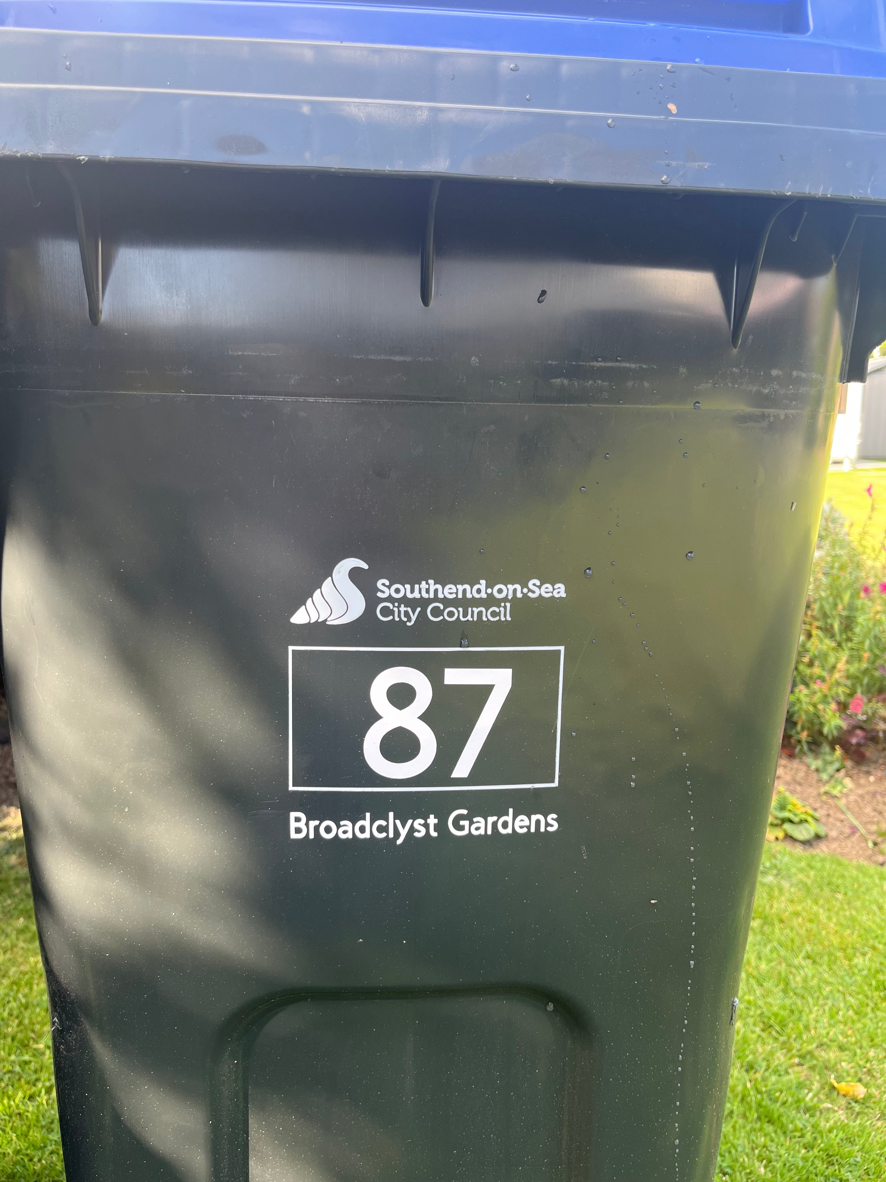 Personalised Outdoor Bin Identity Labels - Set of 3 - Southend-on-Sea
