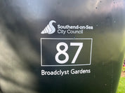Personalised Outdoor Bin Identity Labels - Set of 3 - Southend-on-Sea
