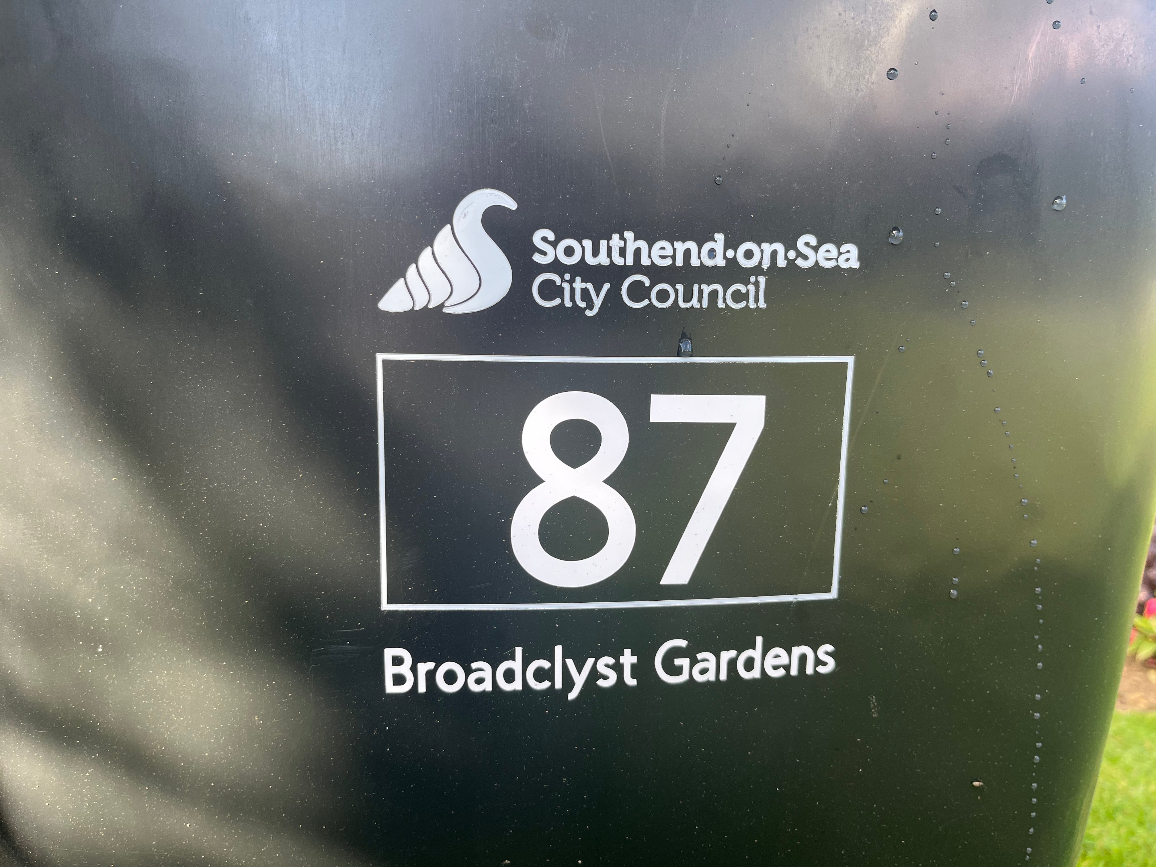 Personalised Outdoor Bin Identity Labels - Set of 3 - Southend-on-Sea