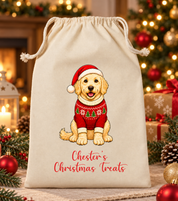 Personalised Dog Christmas Sack