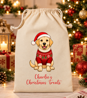 Personalised Dog Christmas Sack