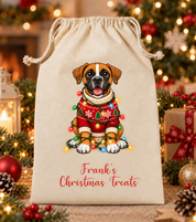 Personalised Dog Christmas Sack