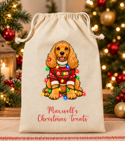 Personalised Dog Christmas Sack