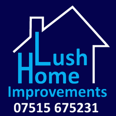 Lush Home Improvements logo, representing a company offering professional home improvement services, including renovations and upgrades. Based in Upminster, Essex