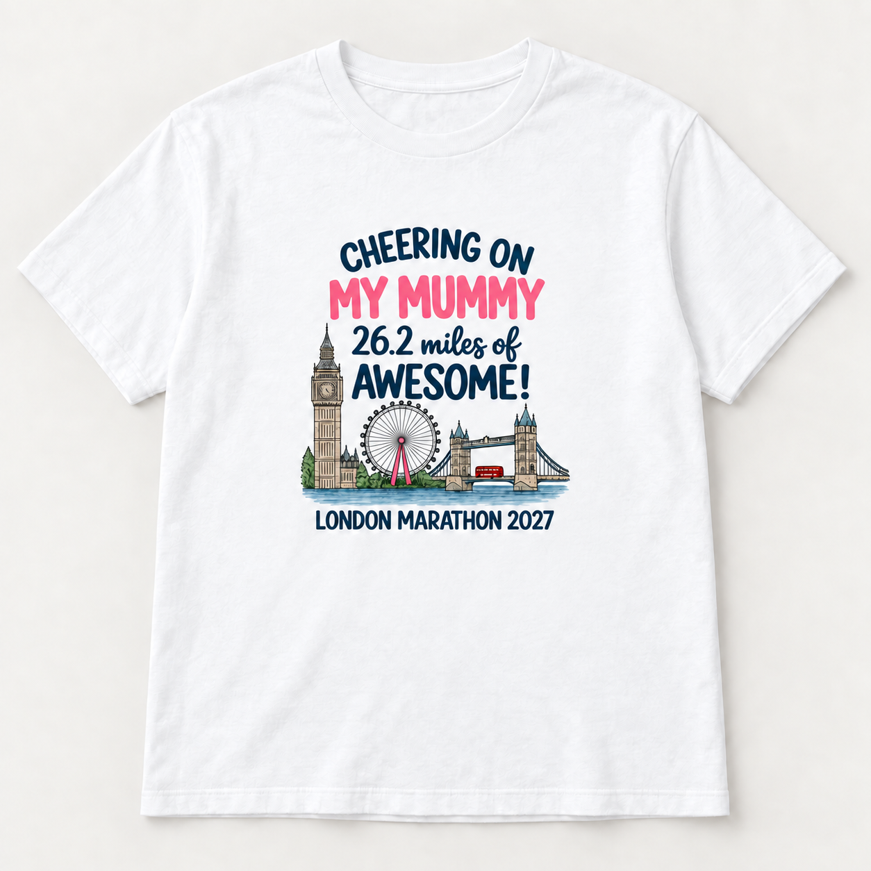 Personalised London Marathon Supporter T-Shirt